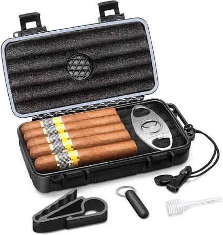 Black Cigar Travel Case